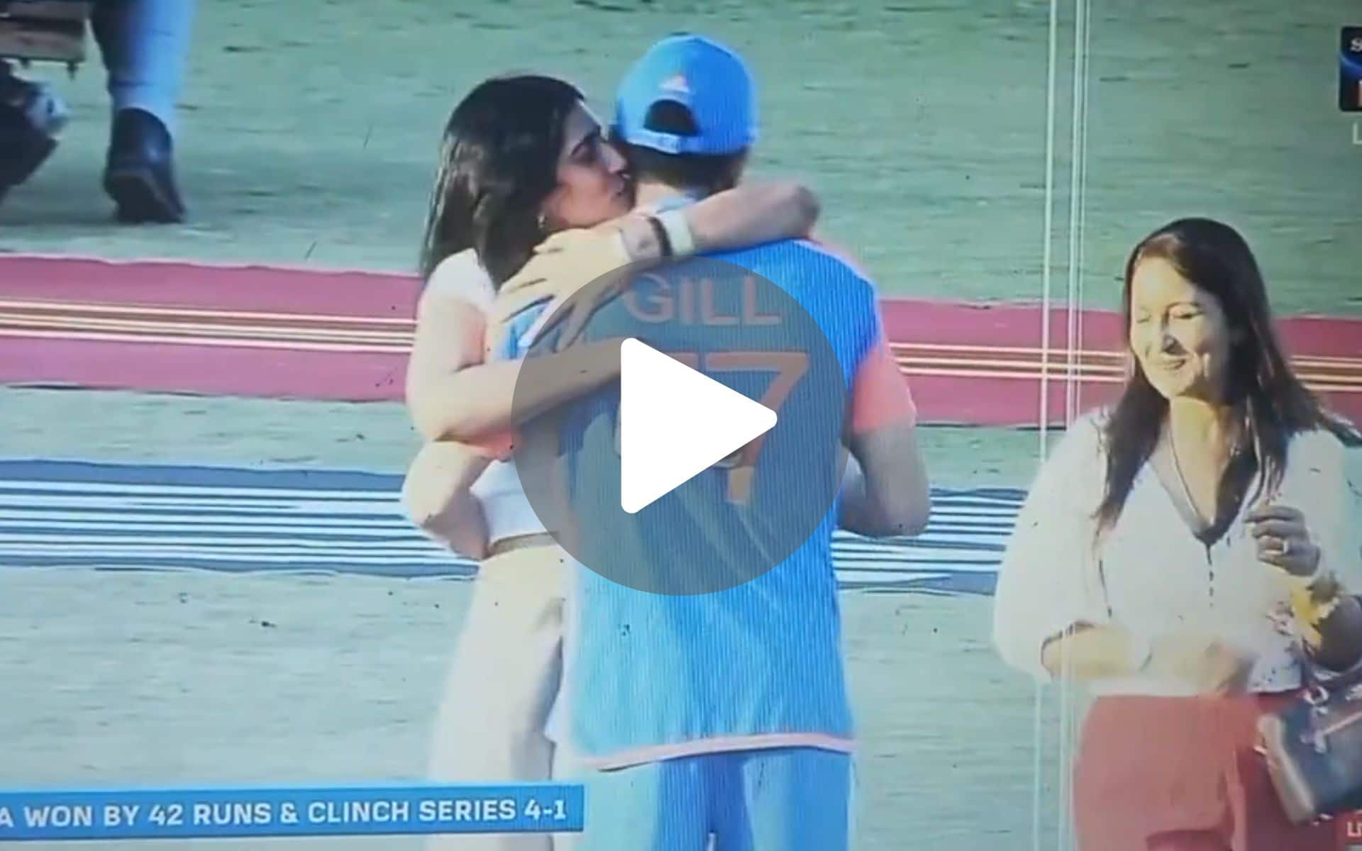 [Watch] Shubman Gill Hugs Sister Shahneel And Family After Winning IND vs ZIM T20I Series 